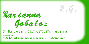 marianna gobolos business card