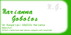 marianna gobolos business card